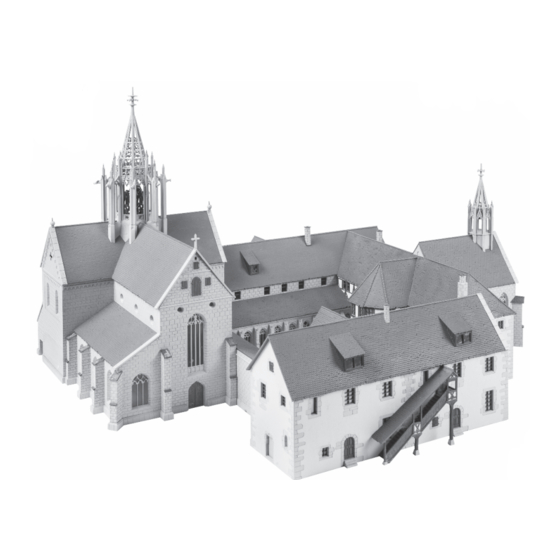 Faller BEBENHAUSEN MONASTERY Assembly Instructions Manual