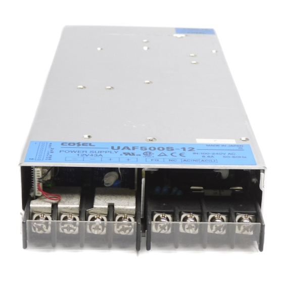 Cosel UAF500S Series Instruction Manual
