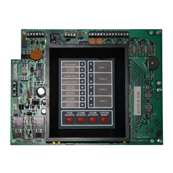 System Sensor Fire-Lite Alarms MRP-4424 Instruction Manual