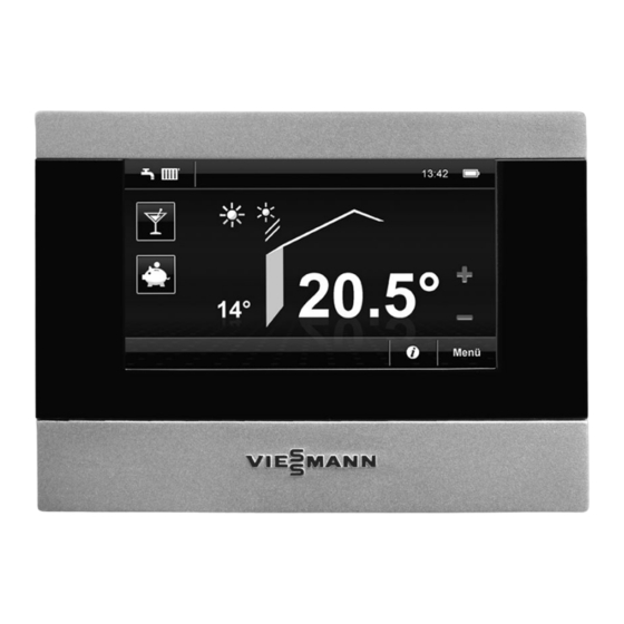 Viessmann Vitotrol 300 RF Installation And Service Instructions For Contractors
