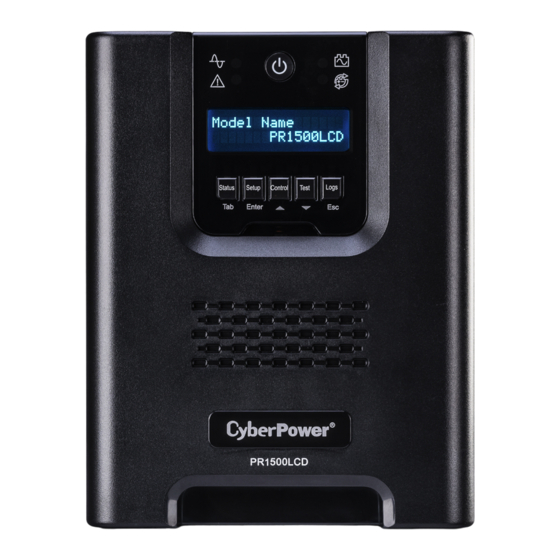 CyberPower PR1500LCD User Manual