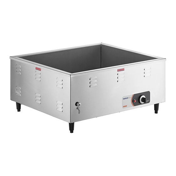 Nemco Mini Steam table Series Operating And Maintenance Instructions