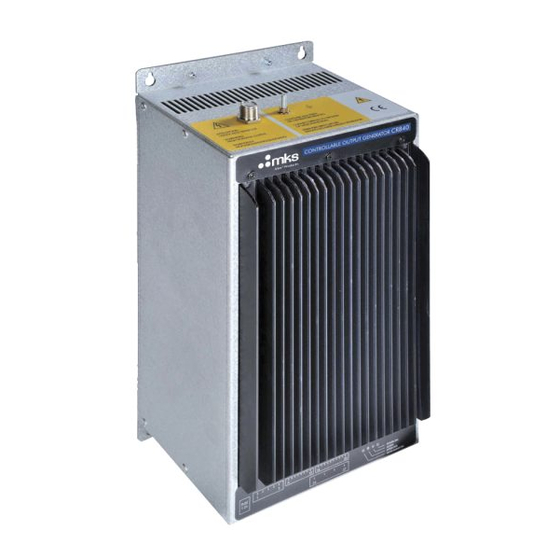 MKS FR 840 Manuals