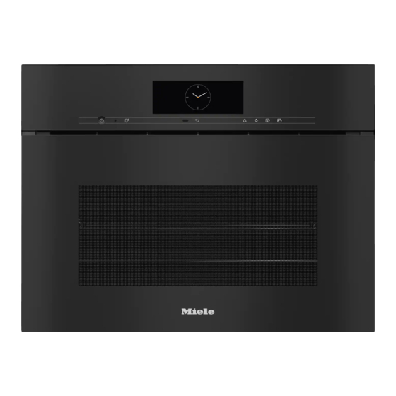 Miele DGC 7840 HCX Pro Operating And Installation Instructions