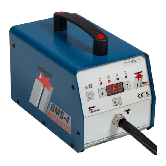 Soyer BMS-4 ACCU-DUO Operating Instructions Manual