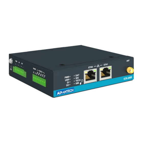 Advantech ICR-2412 User Manual