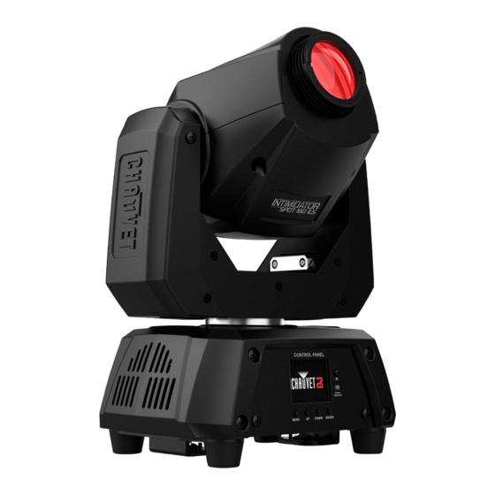 Chauvet DJ INTIMIDATOR SPOT 160 Operating And Maintaining Manual