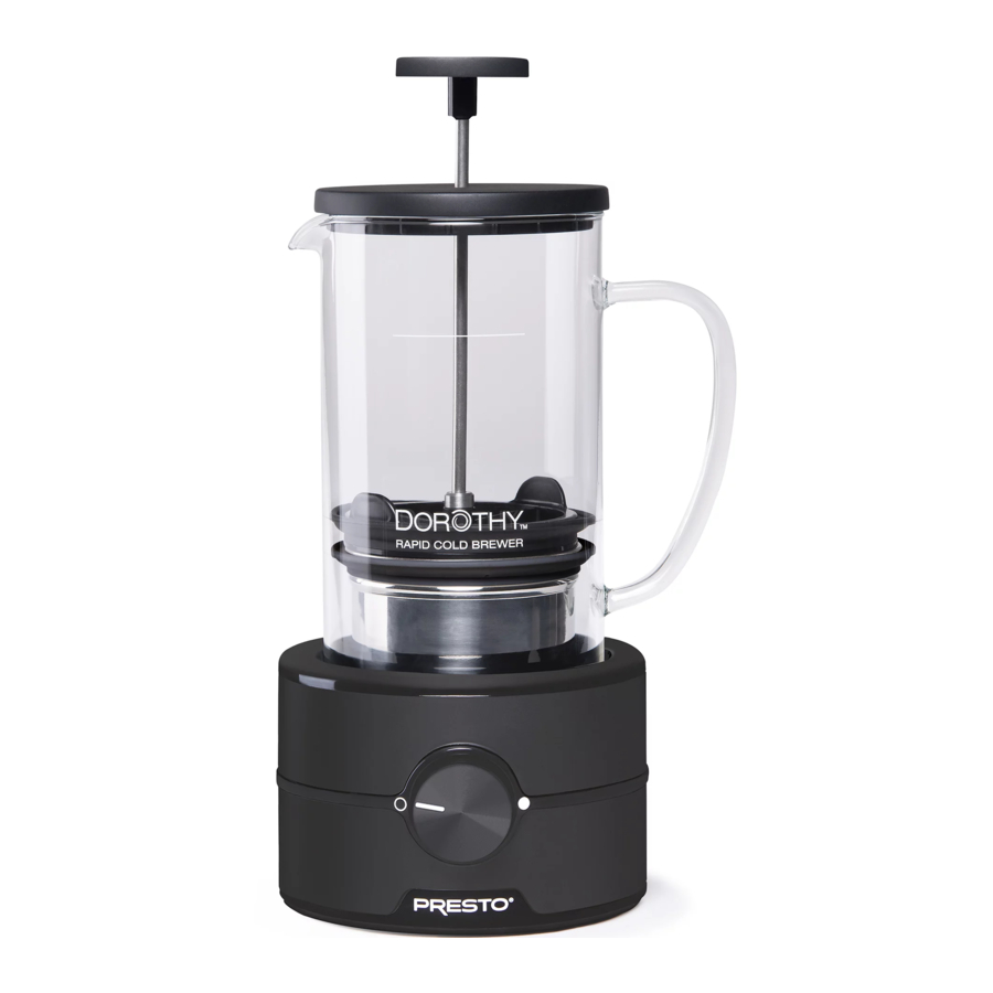 Presto Dorothy 02937 - Rapid Cold Brewer Manual