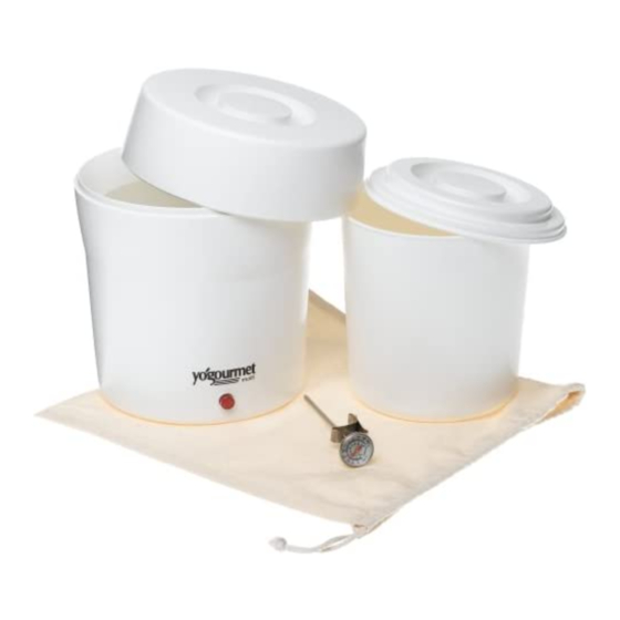 YOGOURMET MULTI ELECTRIC YOGURT MAKER T Instruction Manual