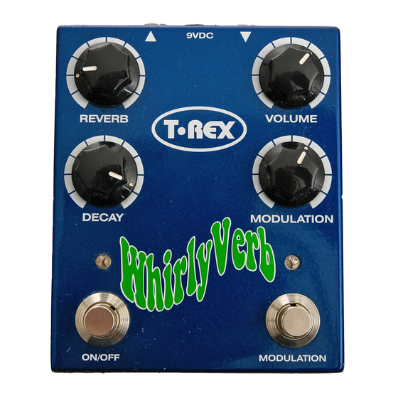T-Rex WHIRLY VERB User Manual