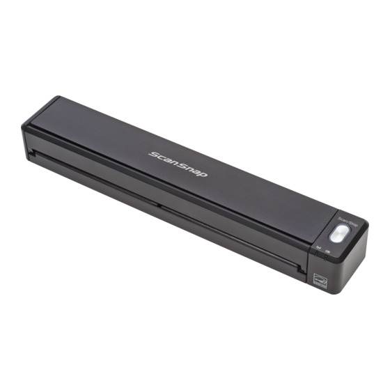 Fujitsu ScanSnap ix100 Basic Operation Manual