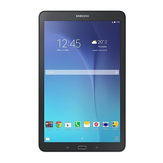 Samsung Galaxy tab E User Manual