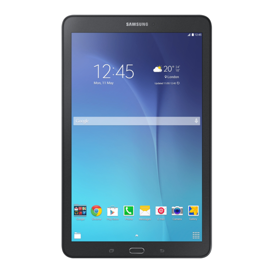 Samsung Galaxy Tab E User Manual