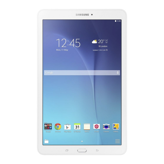 Samsung Galaxy Tab E User Manual