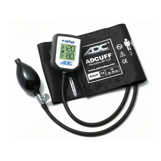 ADC Diagnostix E-sphyg 7002 User Manual