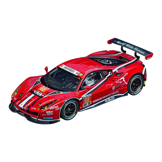 Carrera Evolution 20025230 FERRARI TROPHY Assembly And Operating Instructions Manual