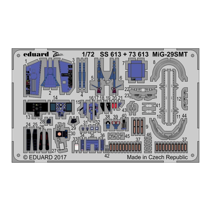 Eduard MiG-29SMT 1/72 Manual
