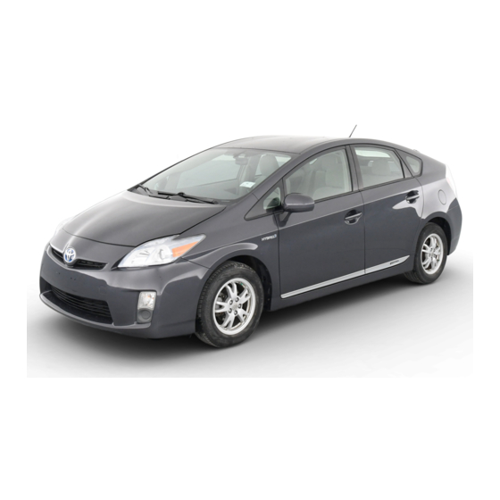 Toyota Prius 2011 Service Bulletin