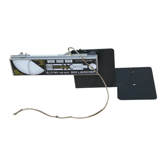 Pasco Scientific ME-6825 Instruction Manual And Experiment Manual
