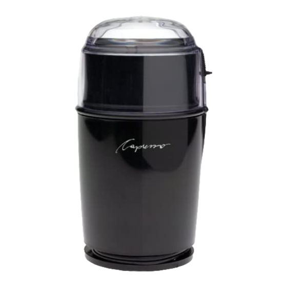 Capresso COOL GRIND 501 Instructions & Warranty
