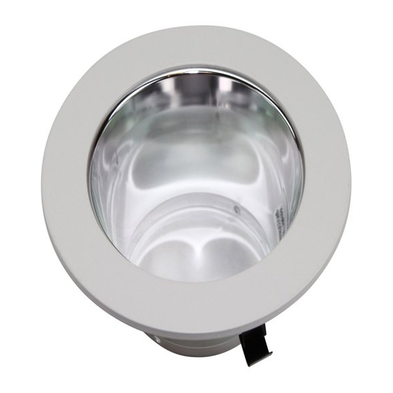RSA Lighting Adjustable Truncated Cone Trim  w/ Internal Non-Glare Reflector ACT-2085BK Specification Sheet