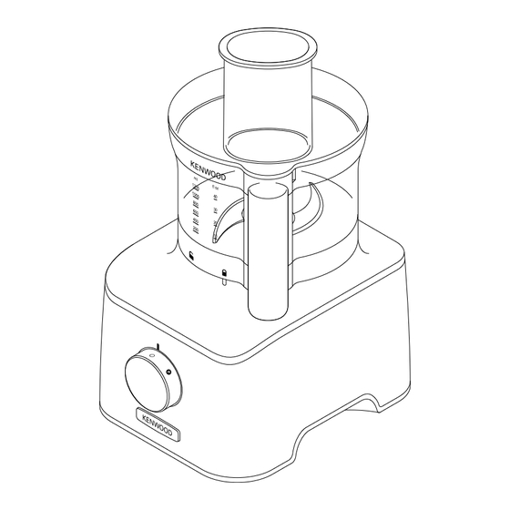 Kenwood MultiPro Compact FDM301SS Instructions Manual