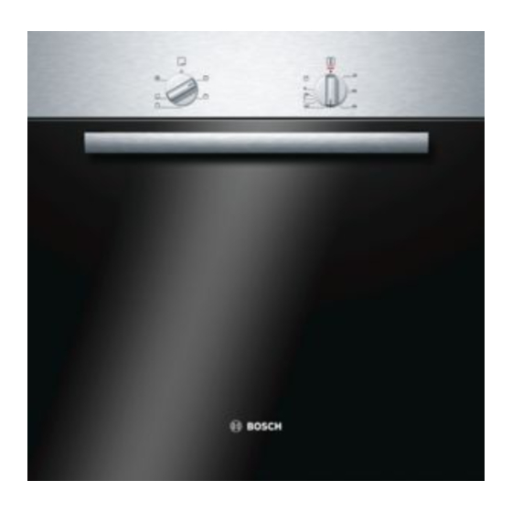 Bosch HBA10B0 0 Series Manuals