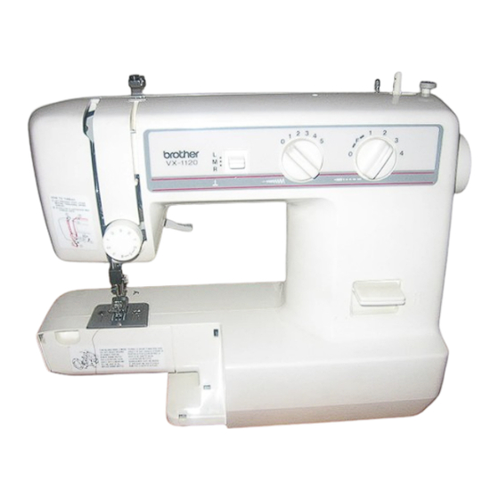 User Manuals: Brother VX-1120 Sewing Machine