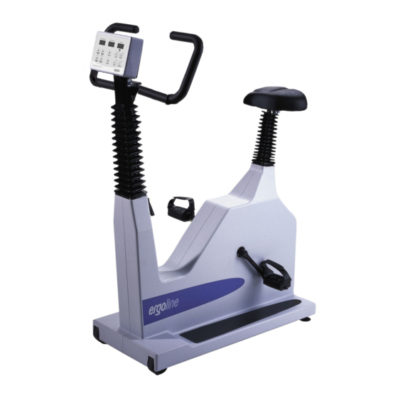 ergoline ergometrics er 800S Operation Manual
