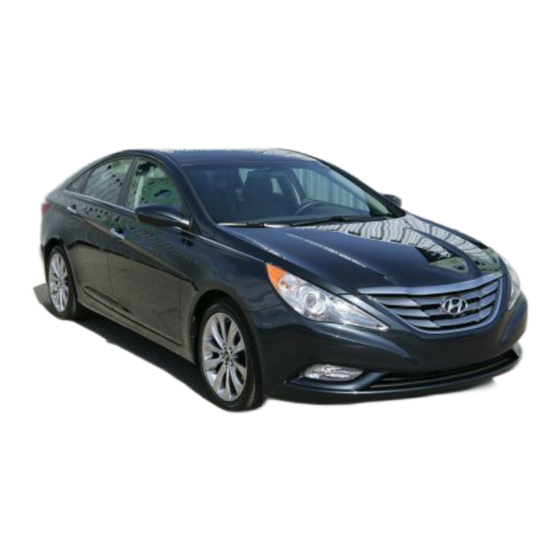 Hyundai Sonata 2011 Quick Reference Manual