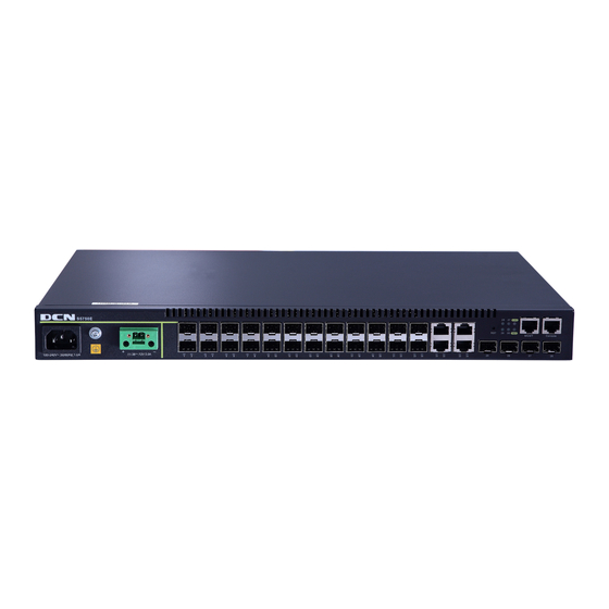 DCN S5750E-28C-SI Manual