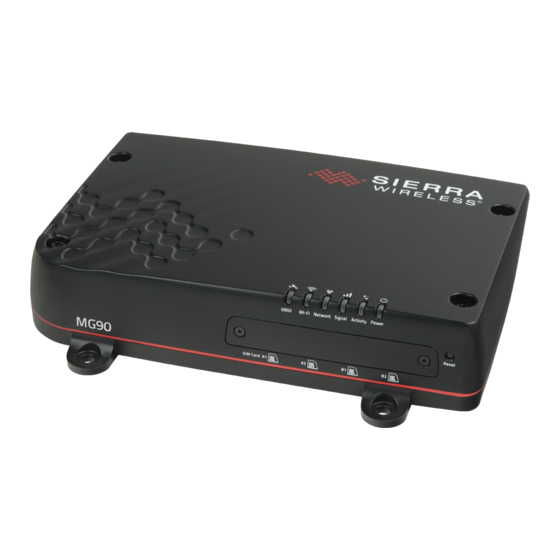 Sierra Wireless MG90 Quick Start Manual
