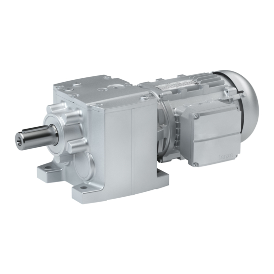 Lenze IE2 g500-H Mounting And Switch-On Instructions