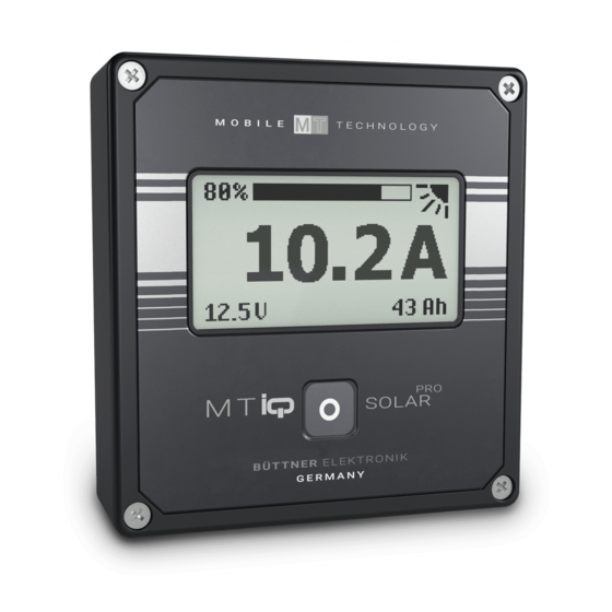 Dometic BUTTNER MT iQ Basic Pro Installation And Operating Manual