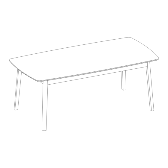 fantastic furniture Retro Table D8 Manual