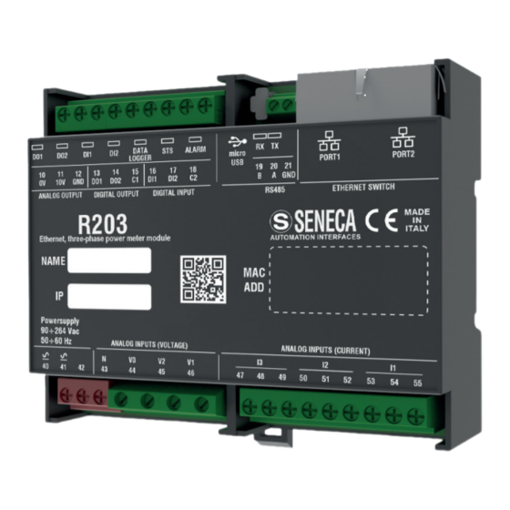 Seneca R203 Installation Manual