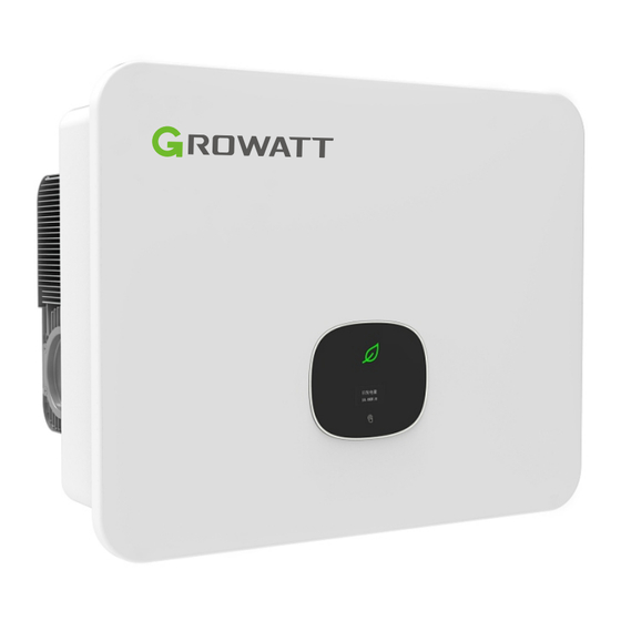 Growatt MID 6KTL3-XL2 Installation & Operation Manual