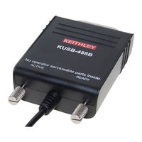 Tektronix KEITHLEY KUSB-488B Quick Start Manual
