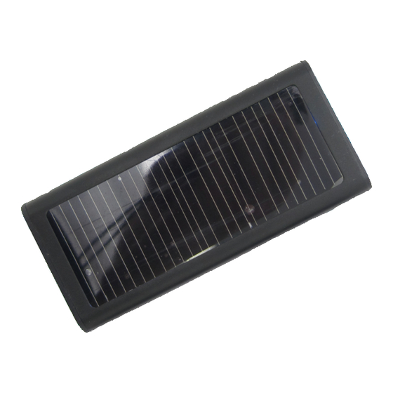 MAXTEK Solar Powered Charger Manuals