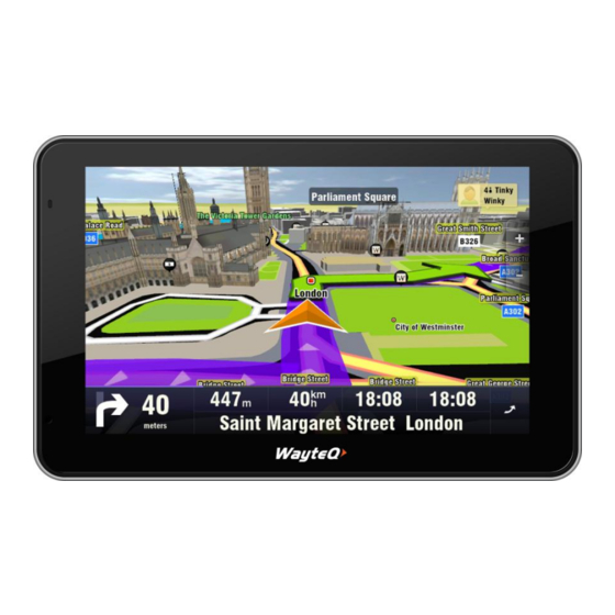 WayteQ xTAB-50 GPS Manuals