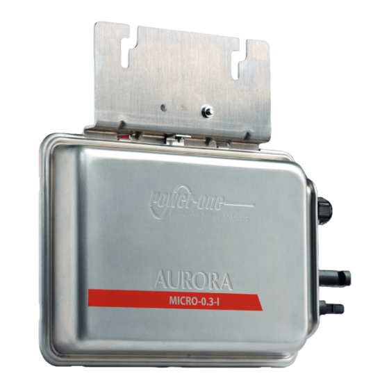 Power One AURORA MICRO-0.25-I-OUTD-US-208/240 Manual