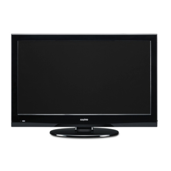 Sanyo LCD-37XR9SDA Instruction Manual
