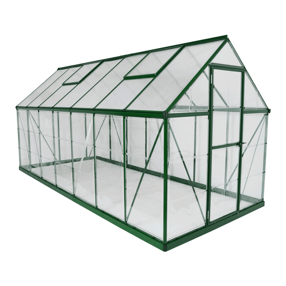 Palram Mythos 6x14-TwinWall Glazing Assembly Instructions Manual