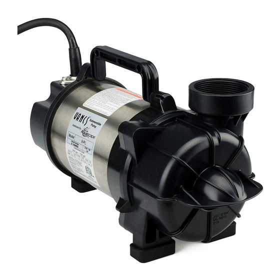 Tsurumi Pump PL Series Instructions & Maintenance