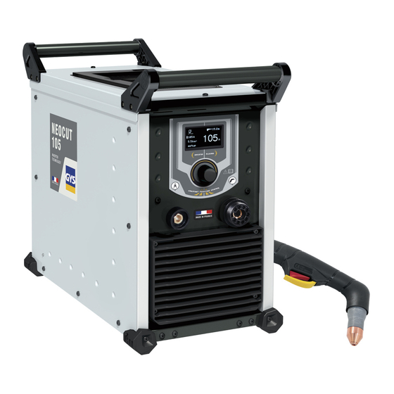 GYS NEOCUT 105 Manual