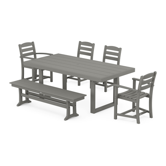 Polywood PWS875-1 Assembly Instructions Manual