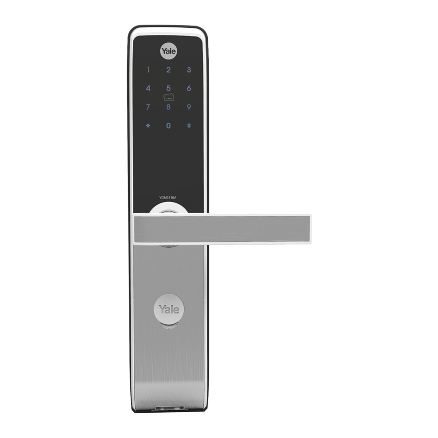 ASSA ABLOY Yale YDM3115A - Door Lock User Guide