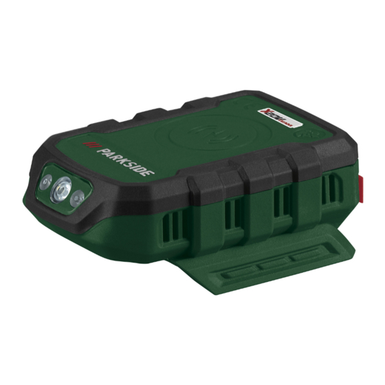 Parkside PWCA 20-Li A1 Operating Instructions Manual