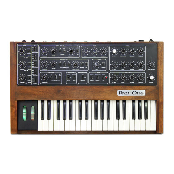 Sequential Pro One Technical Manual