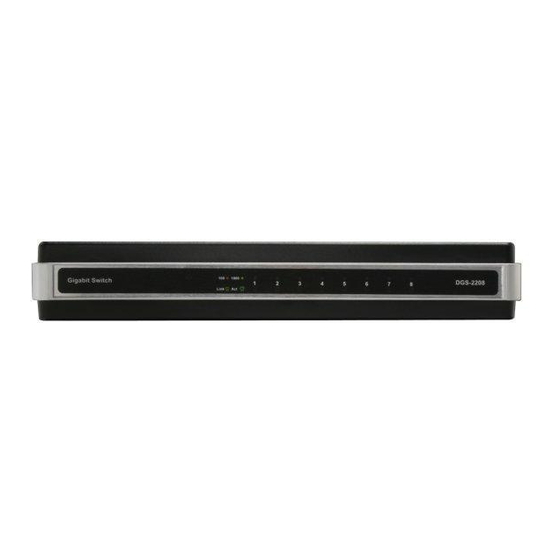 D-Link DGS-2208 User Manual